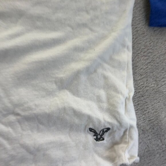 American Eagle Outfitters Men Raglan Henley Shirt Medium 3/4 Sleeve Casual - Picture 8 of 11